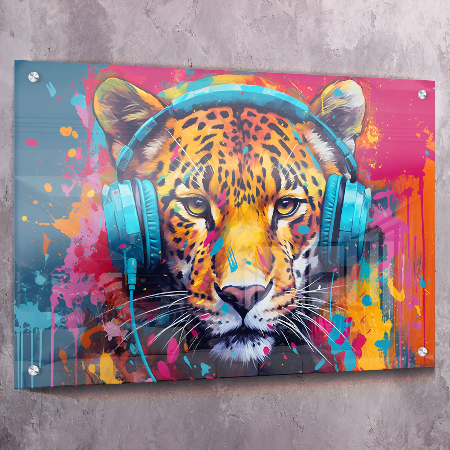 DJ Leopard Paint