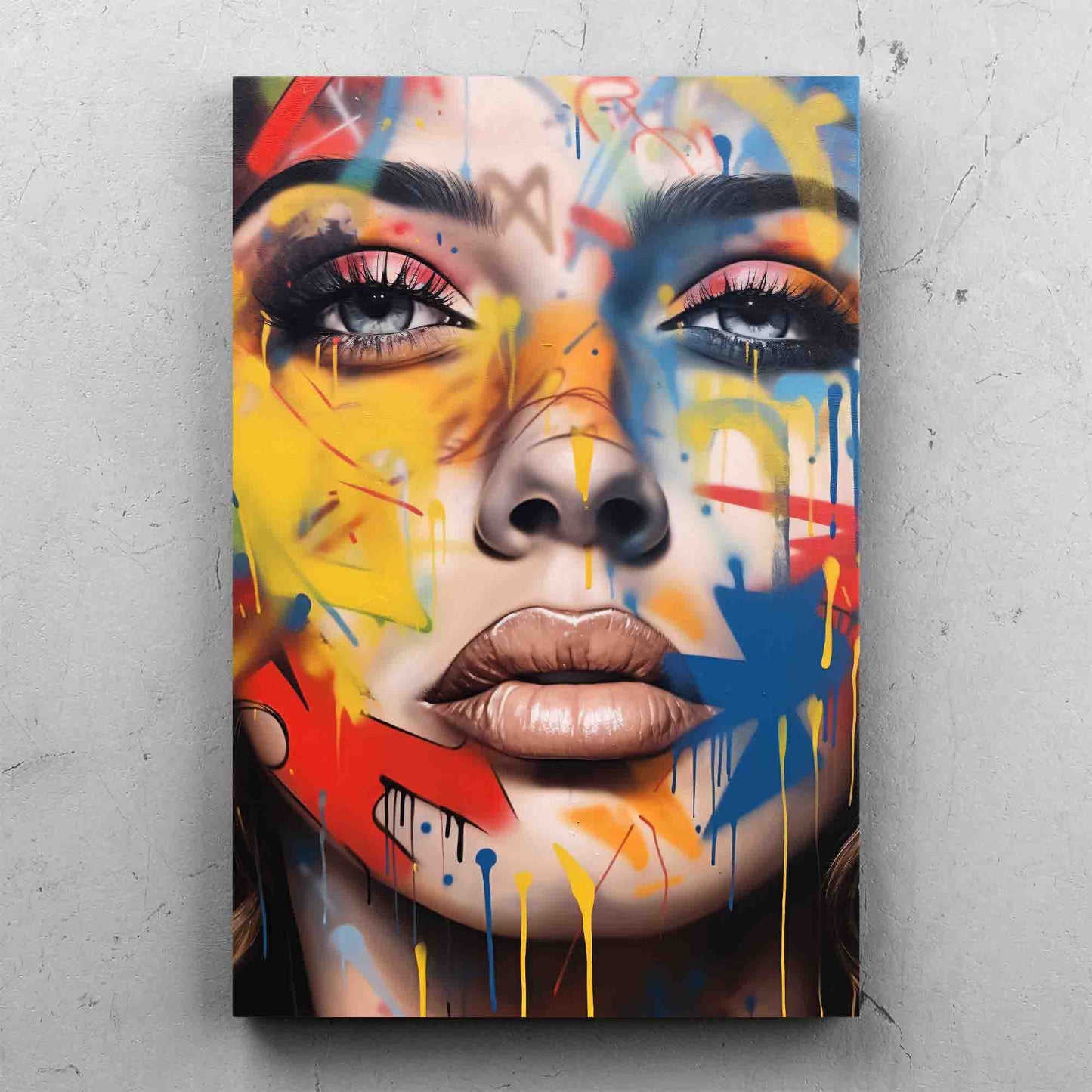 Graffiti Dripping Paint Beauty