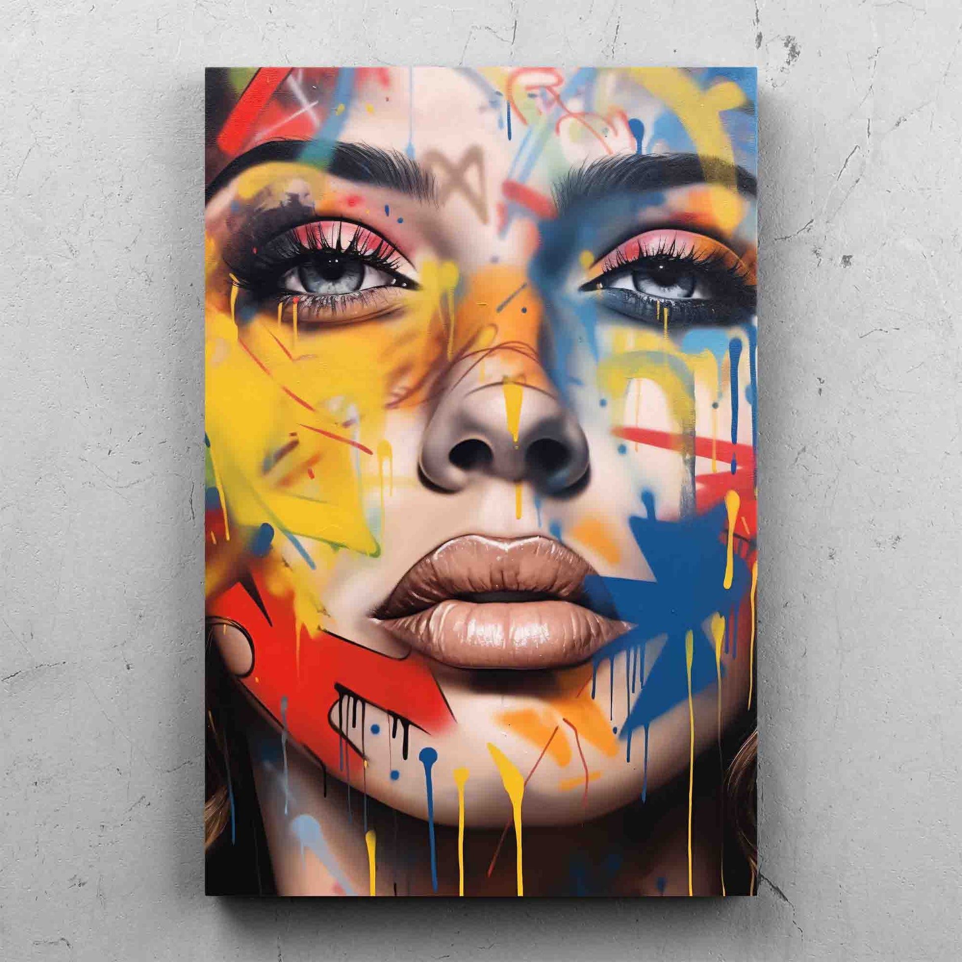 Graffiti Dripping Paint Beauty
