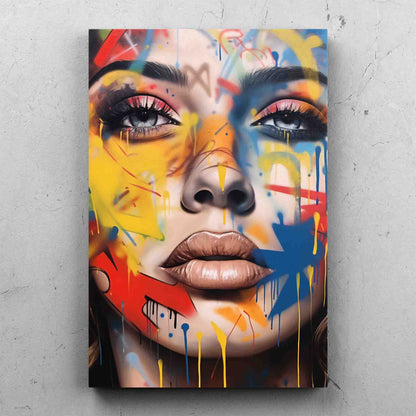 Graffiti Dripping Paint Beauty