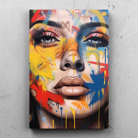 Graffiti Dripping Paint Beauty