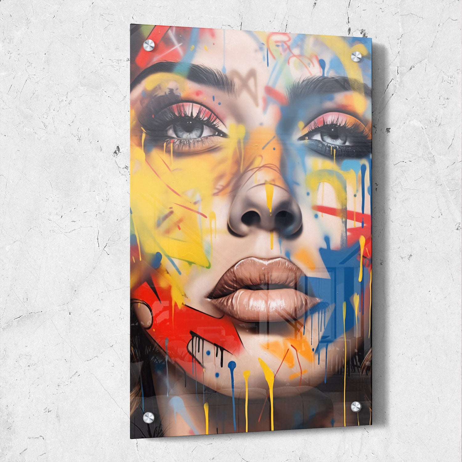 Graffiti Dripping Paint Beauty