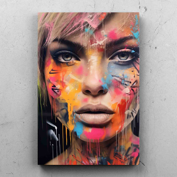 Graffiti Spray Paint Dripping Beauty