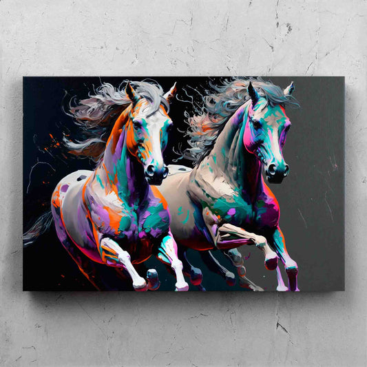 Horse Runnig Paint