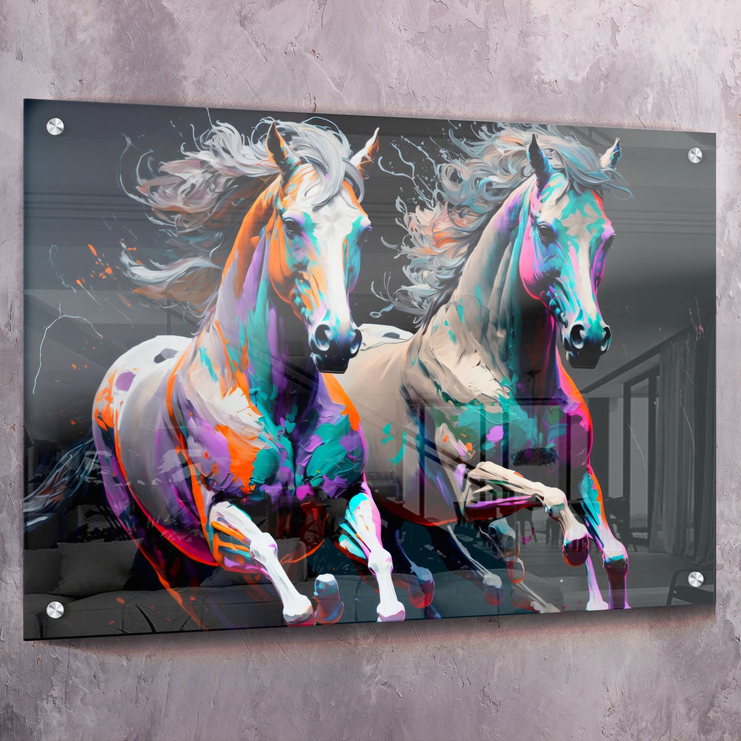 Horse Runnig Paint