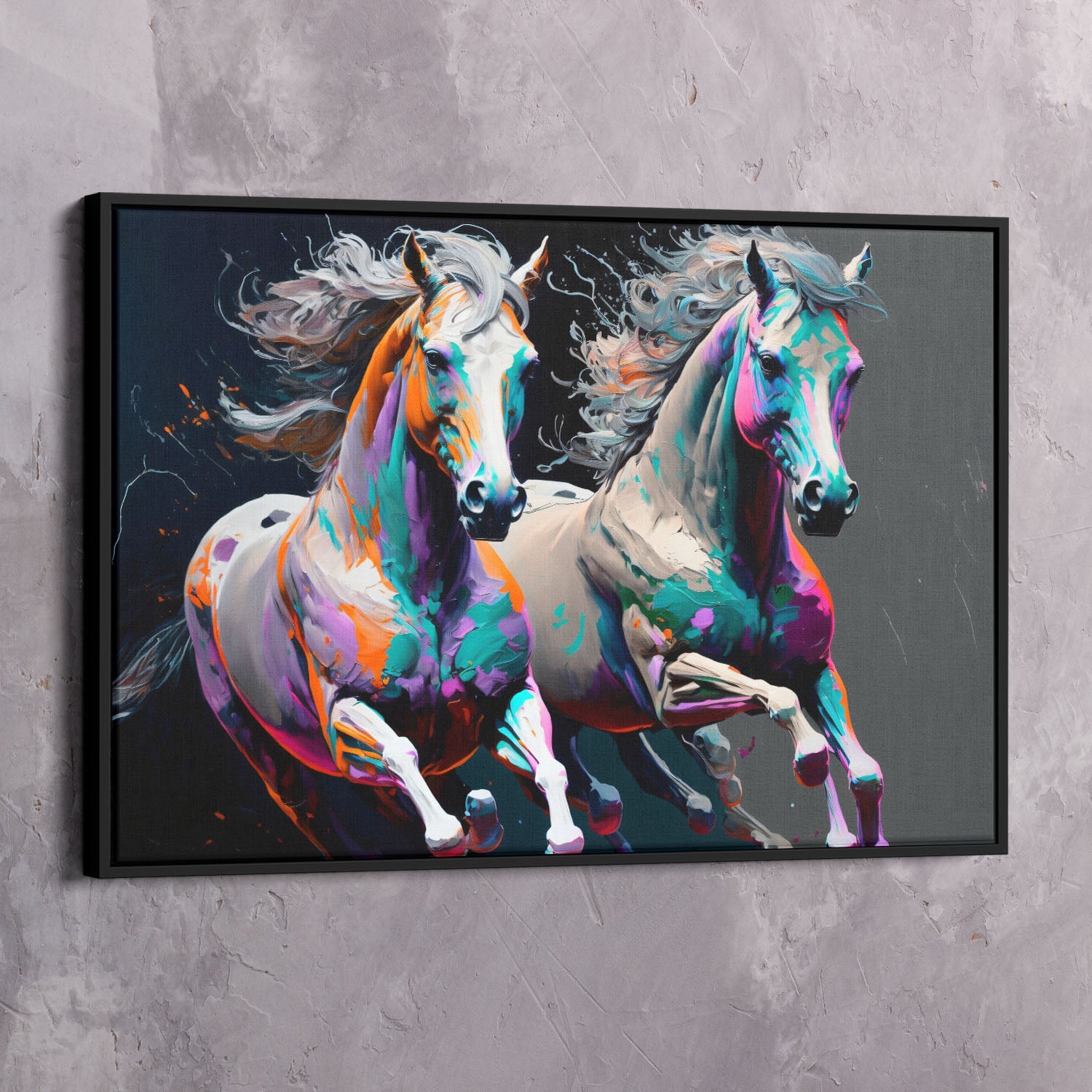 Horse Runnig Paint