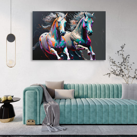 Horse Runnig Paint