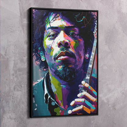 Jimi Hendrix Guitar Paint