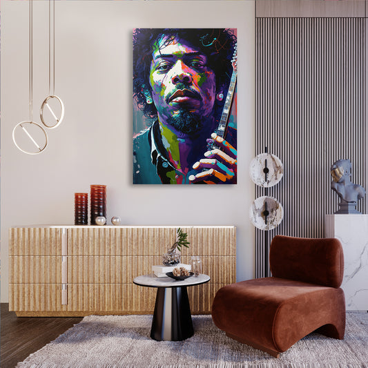 Jimi Hendrix Guitar Paint