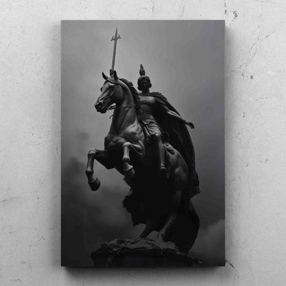 Knight Rider Horse Statue