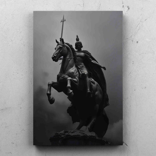 Knight Rider Horse Statue