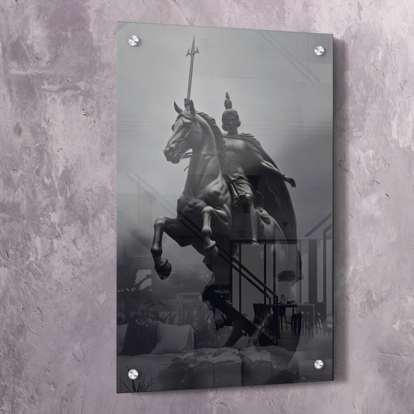 Knight Rider Horse Statue