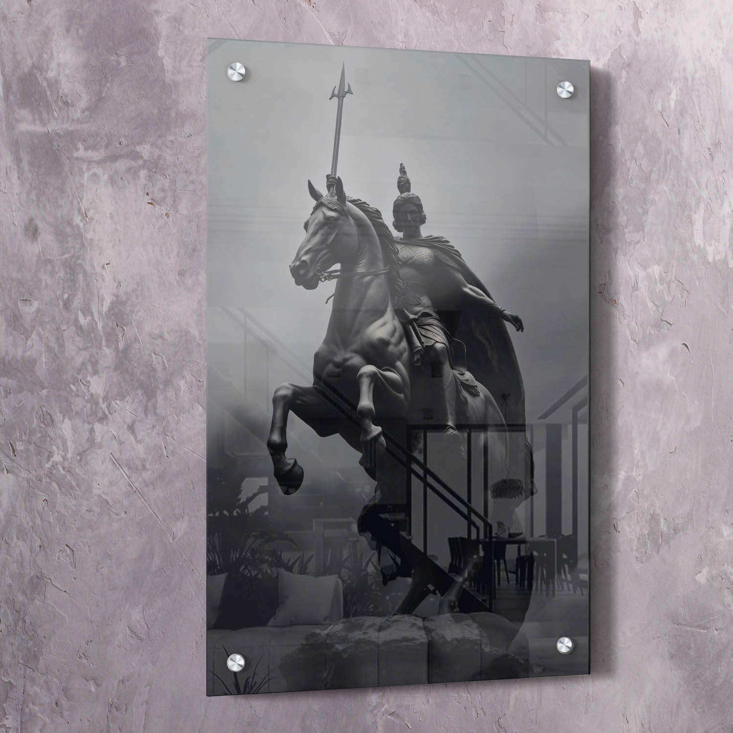 Knight Rider Horse Statue