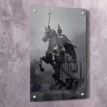 Knight Rider Horse Statue