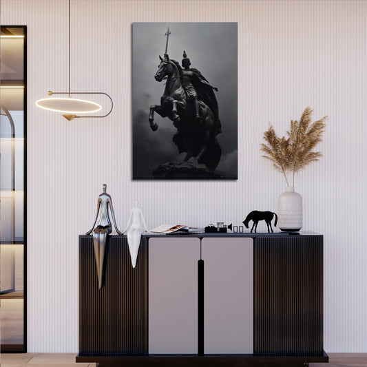 Knight Rider Horse Statue