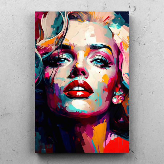 Marylin Monroe Inspired Knife Painting