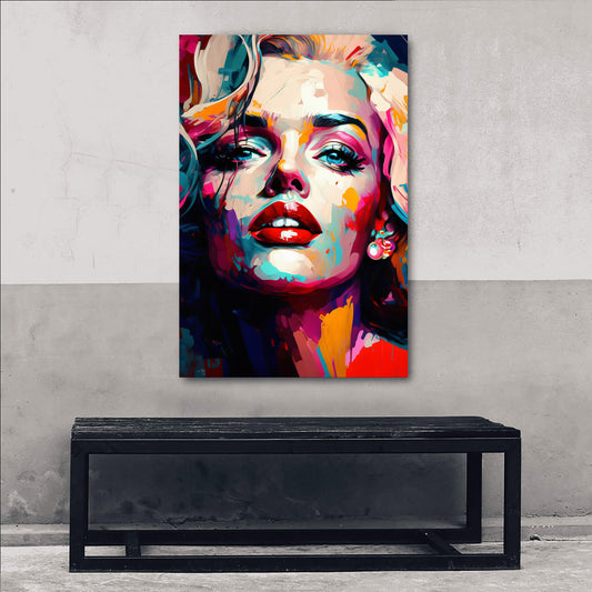 Marylin Monroe Inspired Knife Painting