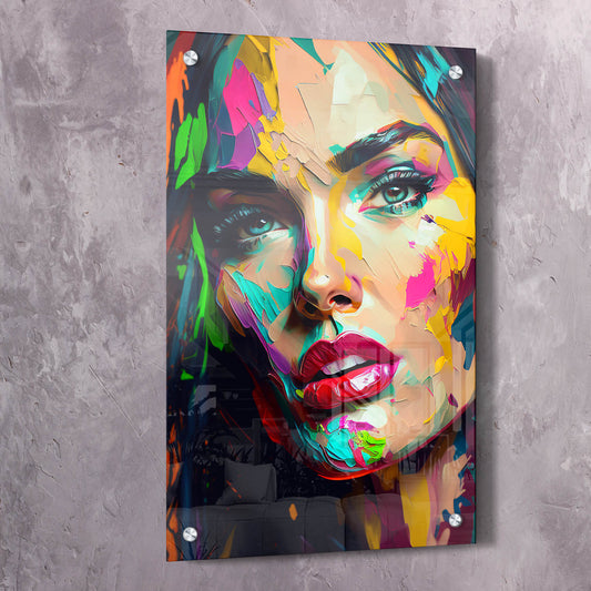 Megan Fox Knife Paint