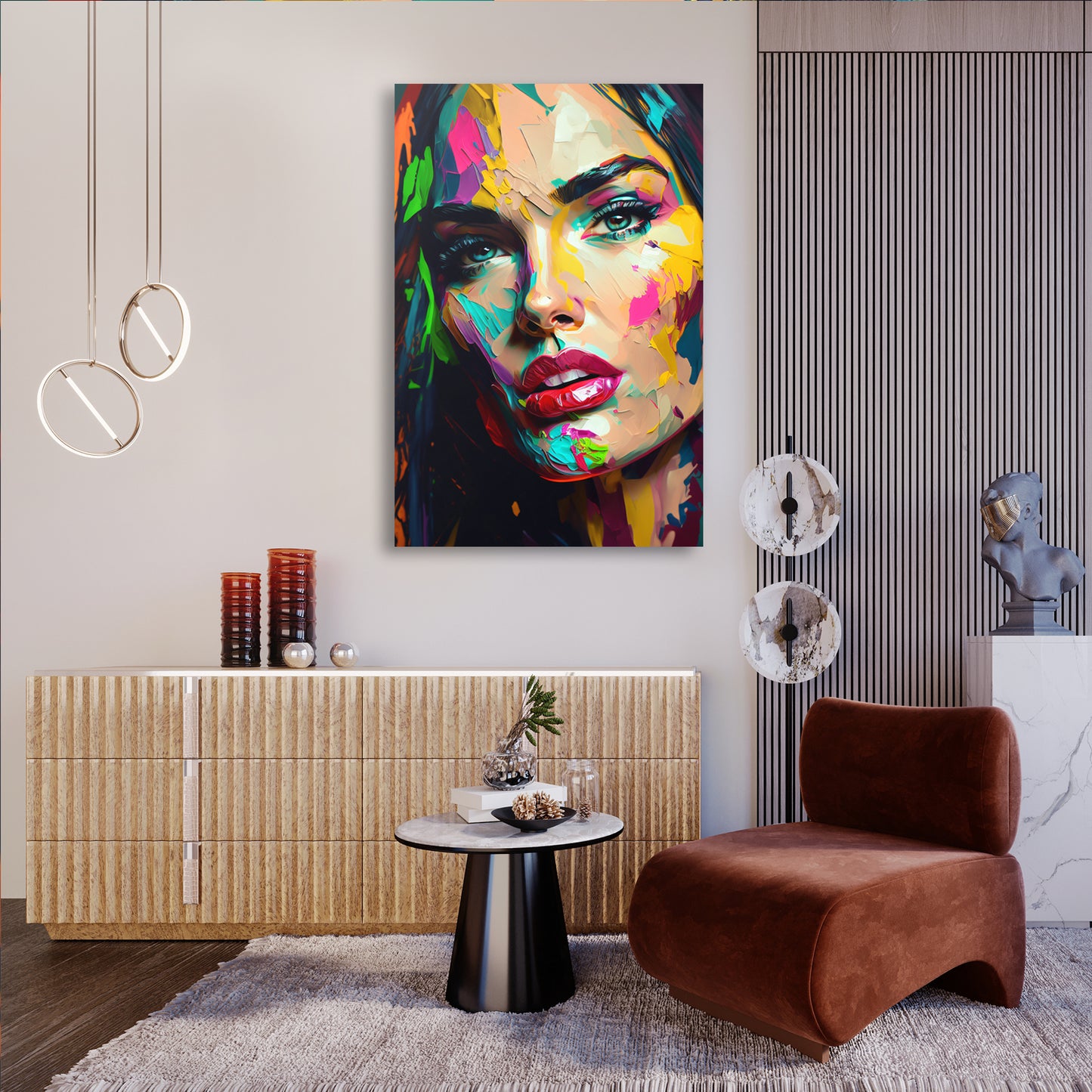 Megan Fox Knife Paint