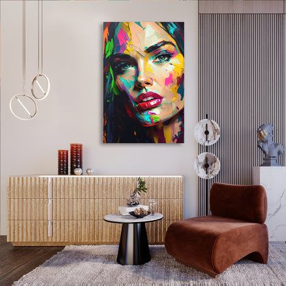 Megan Fox Knife Paint