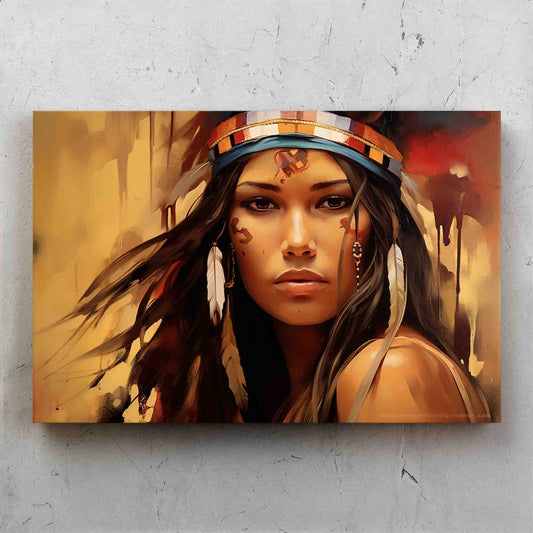 Native American beauty Paint