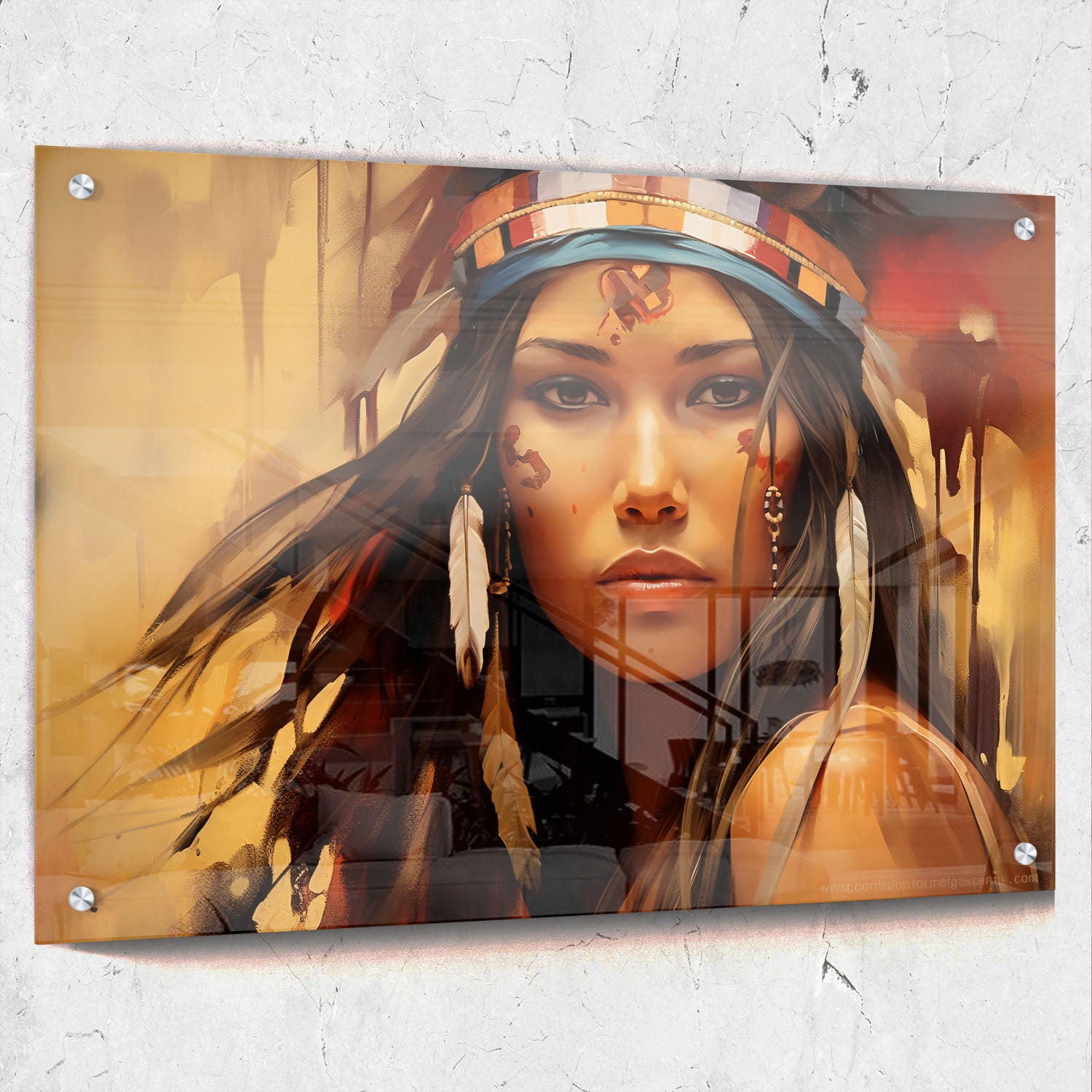 Native American beauty Paint