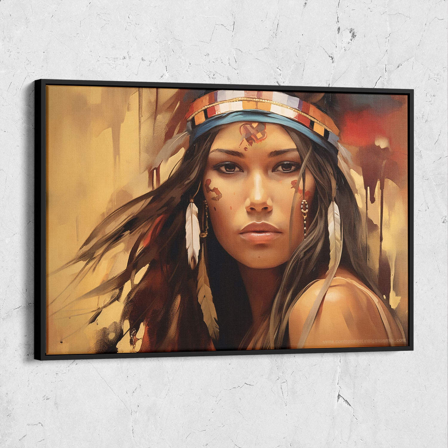 Native American beauty Paint