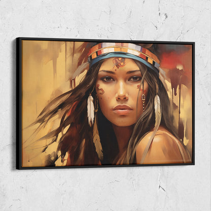 Native American beauty Paint