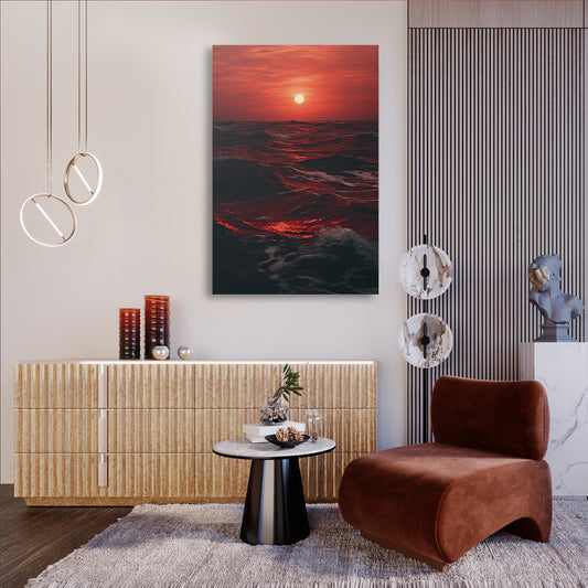 Ocean Red Sunset