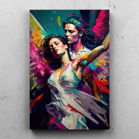 Tango Dancers Paint
