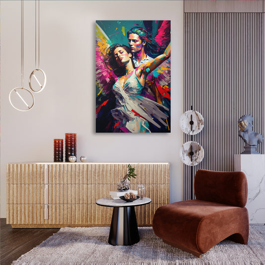 Tango Dancers Paint