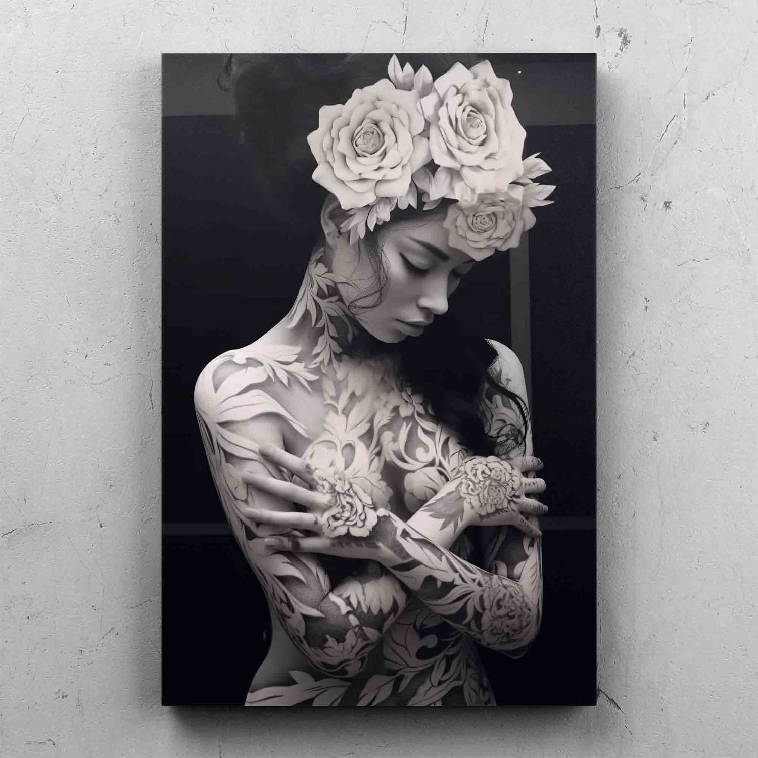 Tattooed Beauty Black and White