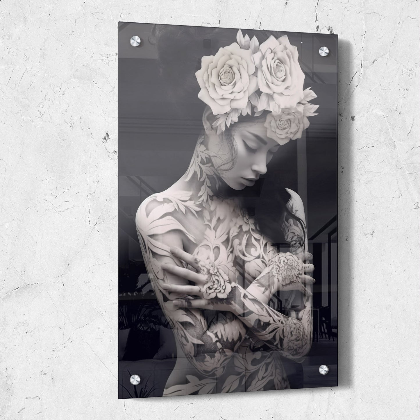 Tattooed Beauty Black and White