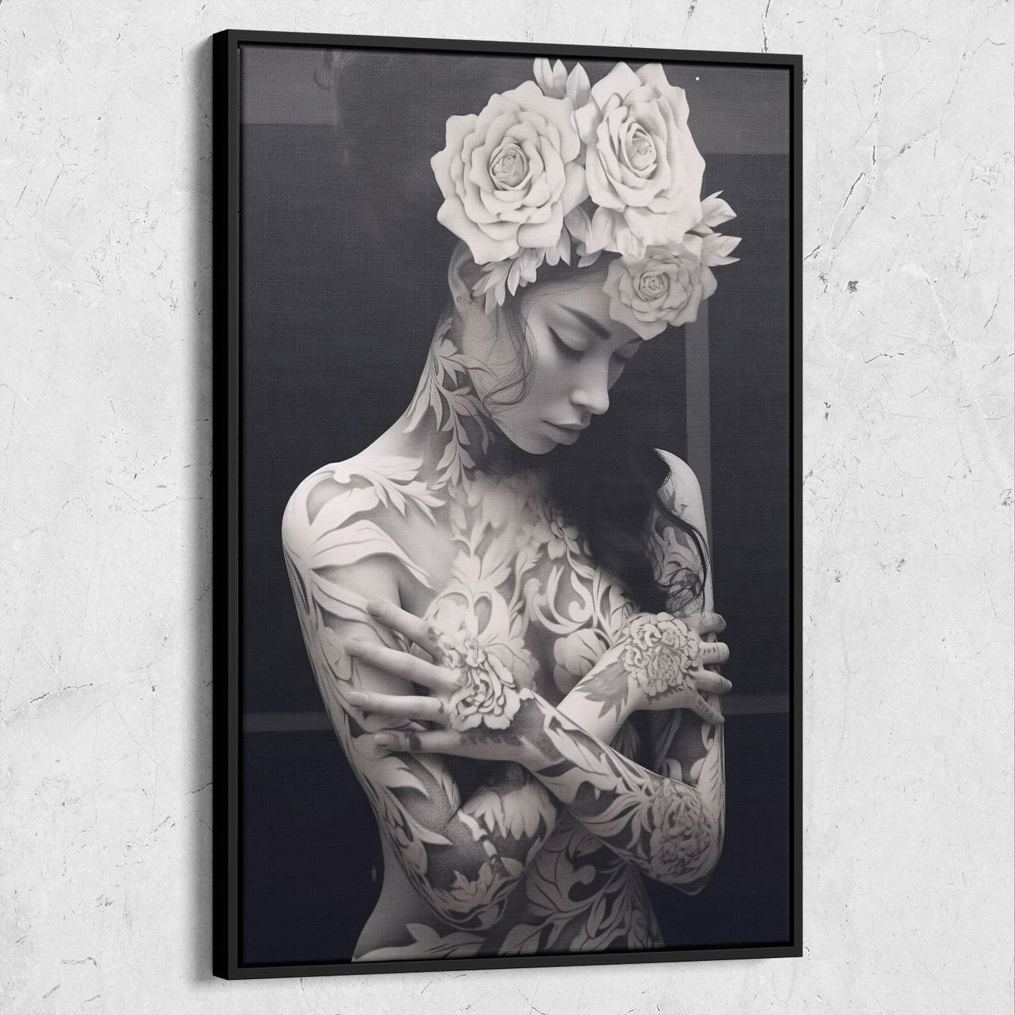Tattooed Beauty Black and White