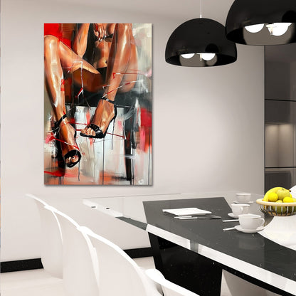 Abstract Figurative Woman Painting