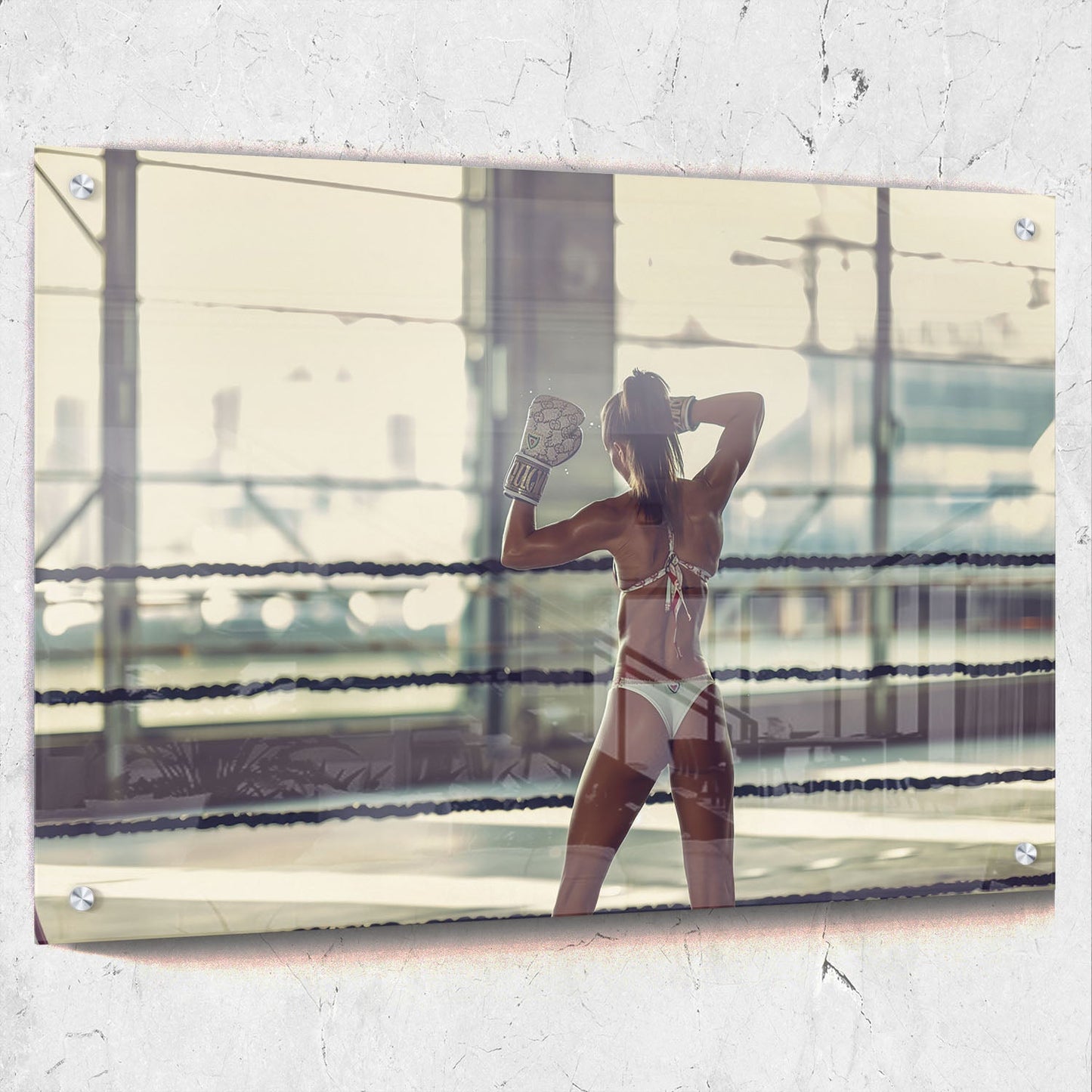 Boxing Woman Art
