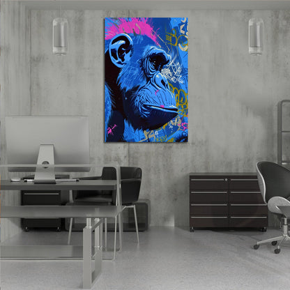 Chimpanzee Pop Art Painting