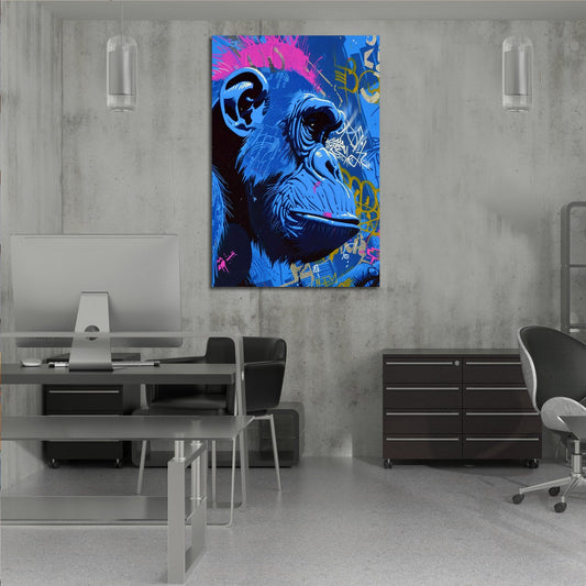 Chimpanzee Pop Art Painting