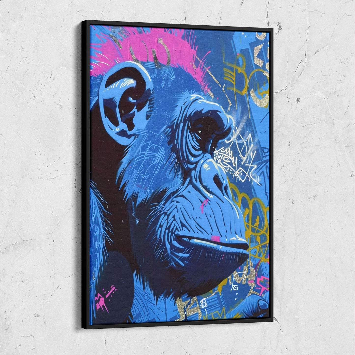 Chimpanzee Pop Art Painting