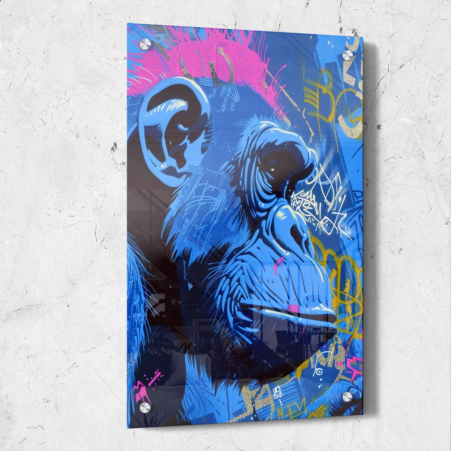 Chimpanzee Pop Art Painting