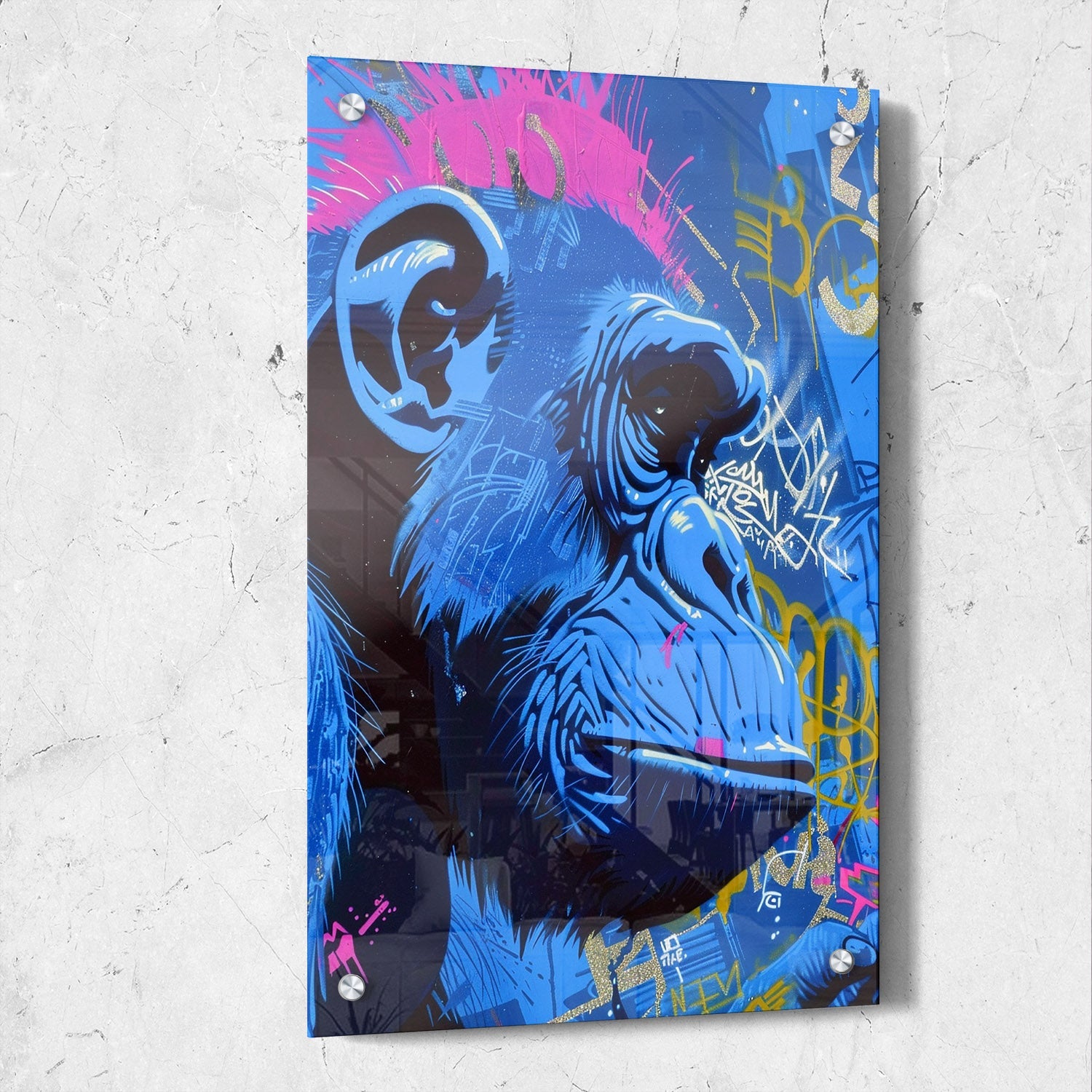 Chimpanzee Pop Art Painting