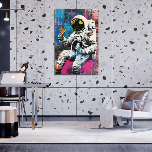 Colorful Astronaut Pop Art