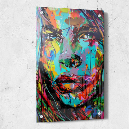 Colorful Graffiti Paint Woman