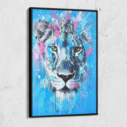 Colorful Lion Pop Art