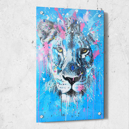 Colorful Lion Pop Art