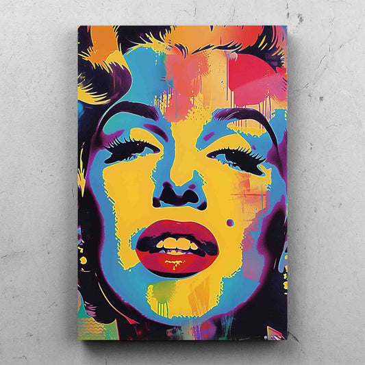 Colorful Marilyn Monroe Pop Art