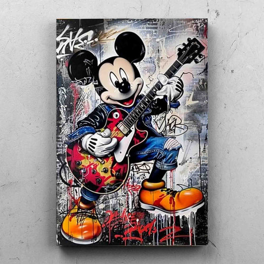 Colorful Mickey Mouse Pop Art Painting