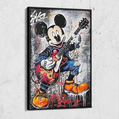 Colorful Mickey Mouse Pop Art Painting