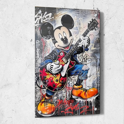 Colorful Mickey Mouse Pop Art Painting
