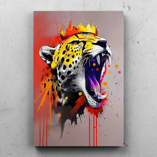 Colorful Pop Art Cheetah Print